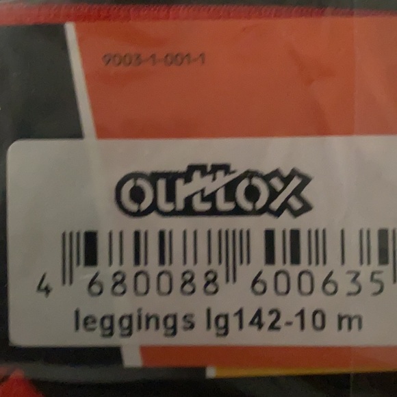 COPY - Outtox (Maskulo)Rear zipper leggings.LG142-10-M. Blk/Red - Picture 5 of 5